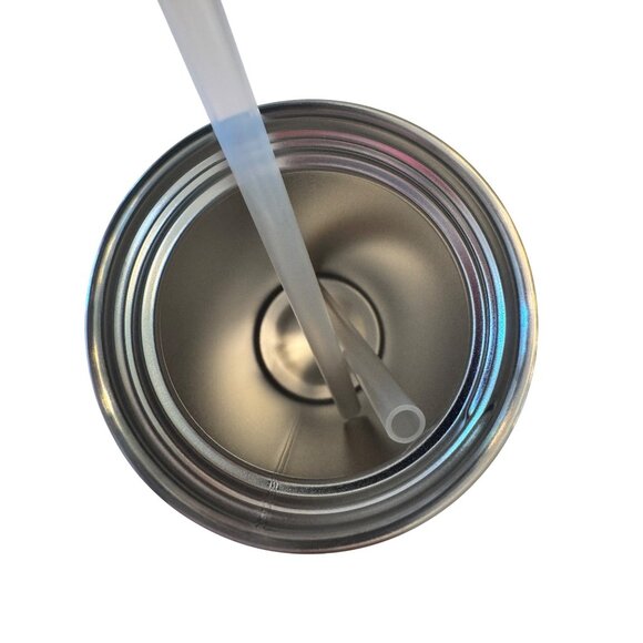 Yeti Rambler 18 oz Water Bottle Straw Lid Top Blue NWOT Two Straws - Picture 5 of 10